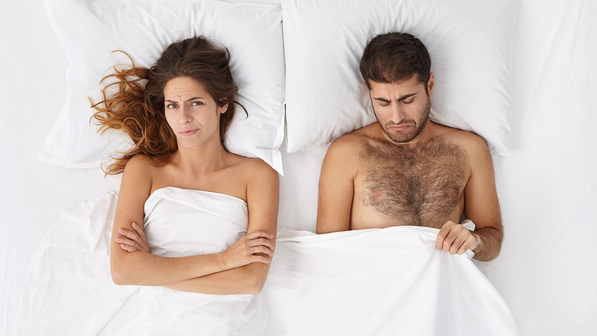 married couple have marital problems because of mans erectile dysfunction  - Rejuvalife Vitality Institute - Los Angeles